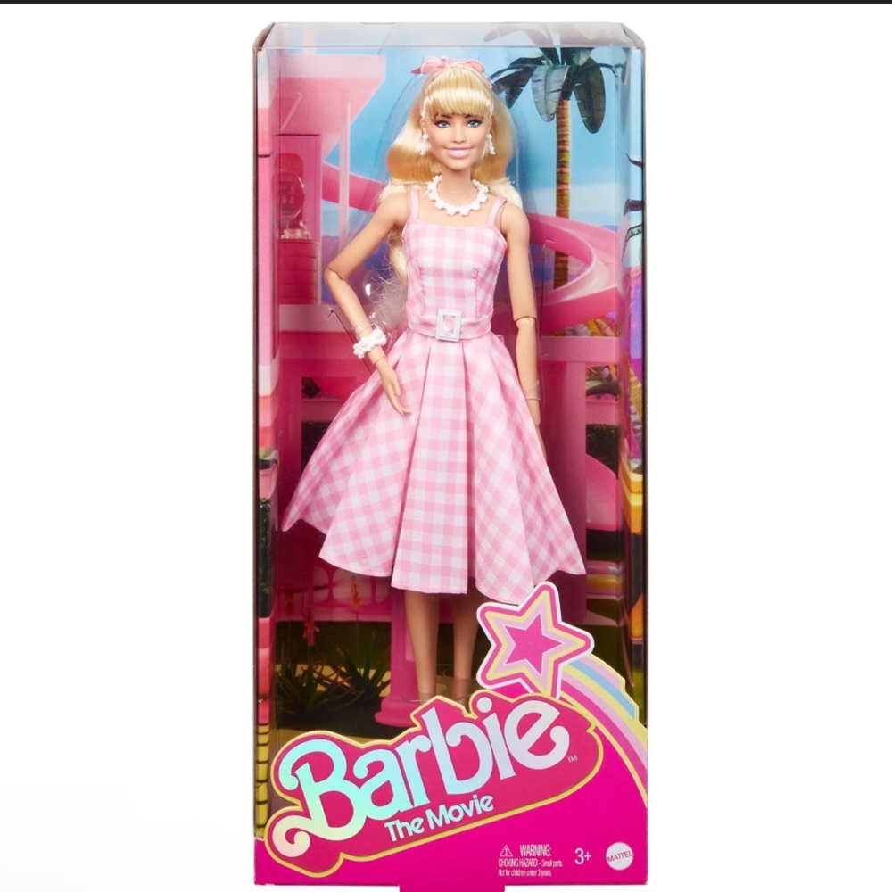 Barbie The Movie Doll in Pink Dress